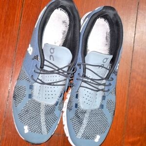 Women Sneakers in Blue and Black